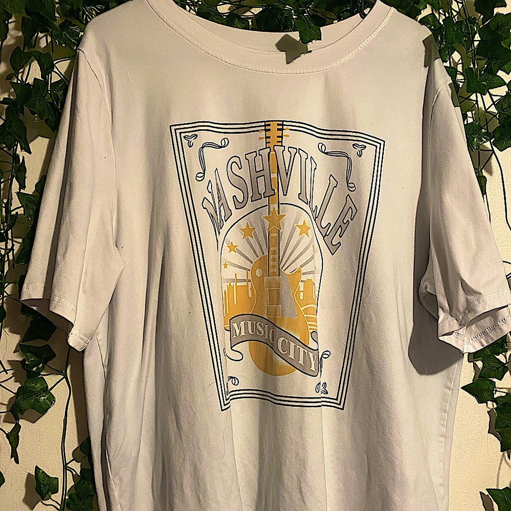 SHEIN nashville music city graphic tee✨💋